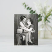 Oud Briefkaart - vrienden (Staand voorkant)