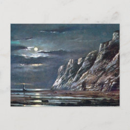 Oud Briefkaart - vuurtoren van de Beachy Head, Sus