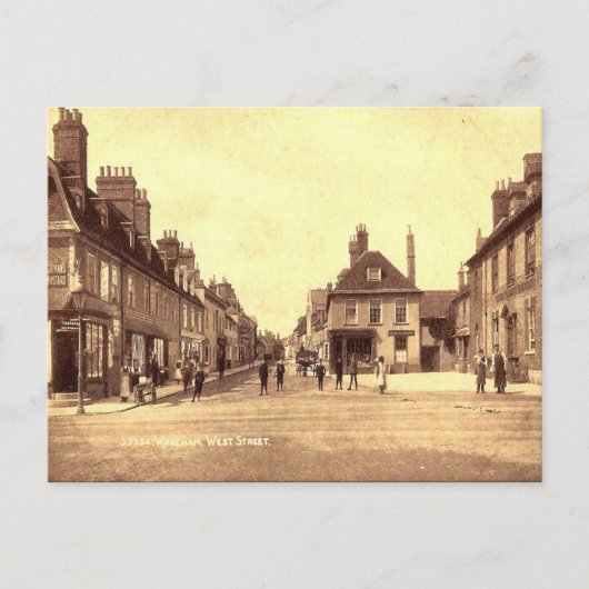 Oud Briefkaart - Wareham, Dorset (Voorkant)
