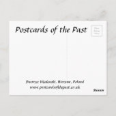 Oud Briefkaart - Warschau, Polen (Achterkant)