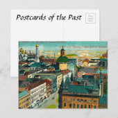 Oud Briefkaart - Warschau, Polen (Voorkant / Achterkant)