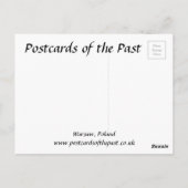 Oud Briefkaart - Warschau, Polen (Achterkant)