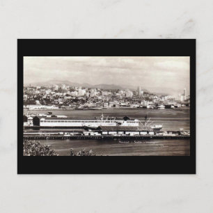 Oud Briefkaart - Waterfront, Seattle, Washington