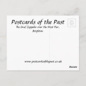Oud Briefkaart - West Pier, Brighton (Achterkant)