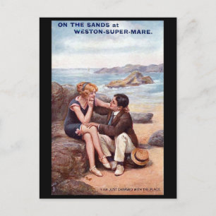 Oud Briefkaart - Weston-super-Mare, Somerset
