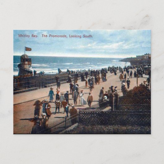 Oud Briefkaart - Whitley Bay (Voorkant)