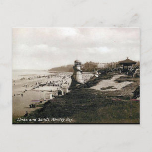 Oud Briefkaart - Whitley Bay, Tyne en Draag