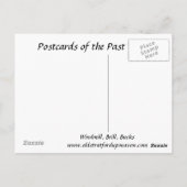 Oud Briefkaart - Windmolen, bril, eenden (Achterkant)