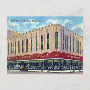 Oud Briefkaart - Woolworth, Birmingham, Alabama