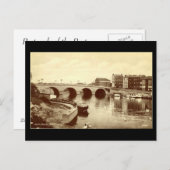 Oud Briefkaart - Worcester, nieuwe brug (Voorkant / Achterkant)