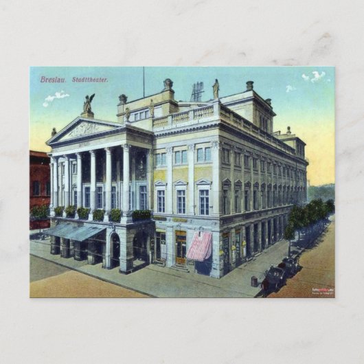 Oud Briefkaart - Wroclaw, Polen (Voorkant)