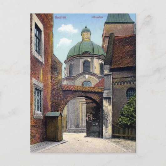 Oud Briefkaart - Wroclaw, Polen (Voorkant)