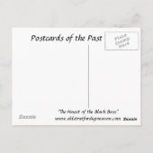 Oud Briefkaart - Zwarte tas (Achterkant)