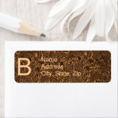 Oud Bruin Botanisch Monogram Etiket (Insitu)