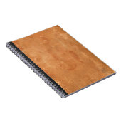 Oud bruin leder en papieren omslag notitieboek (Rechterzijde)