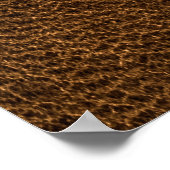 Oud bruin leer: getextureerde achtergrond poster (Hoek)
