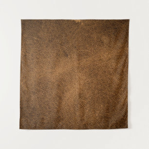 Oud bruin leer: getextureerde achtergrond wandkleed