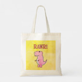 oud Cartoon T-Rex voor de schildklier Tote Bag (Achterkant)