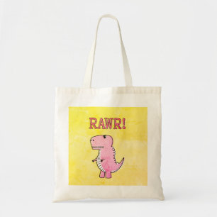 oud Cartoon T-Rex voor de schildklier Tote Bag