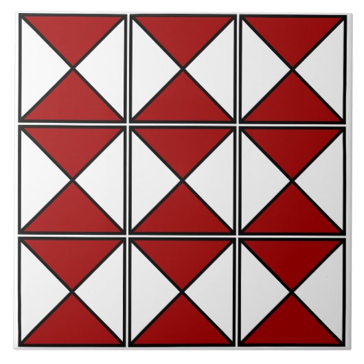 Oud Cement Tegel Patroon,  Tegeltje (Voorkant)