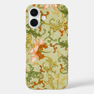 Oud Chinees Sieraad Jones Bloemen iPhone 16 Hoesje