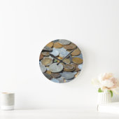 Oud-Coins1299 het OUDE BRONS van het METAAL van Ronde Klok (Huis)