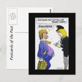 Oud Comic Briefkaart - Knikkers! (Voorkant / Achterkant)