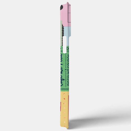 Oud design Rustieke  krant Tickets Case-Mate iPhone Case (Achterkant / Rechts)