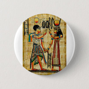 Oud Egypte 5 Ronde Button 5,7 Cm