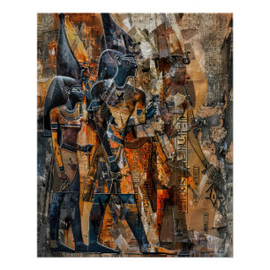 Oud Egypte Farao Leger Perfect Poster