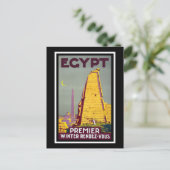 oud Egypte roert reizen Briefkaart (Staand voorkant)