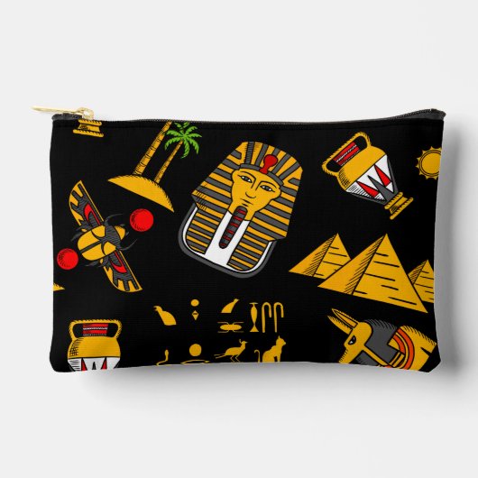 Oud Egyptisch hiëroglifisch patroon achtergrond Etui (Voorkant)