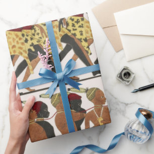 Oud-Egyptisch kunstpatroon Inpakpapier