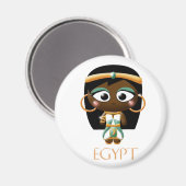 Oud Egyptisch Meisje Magneet (Voorkant / Achterkant)