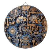 Oud Egyptisch Textiel Dartboard Dartbord (Voorkant)