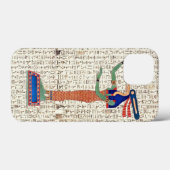 Oud-Egyptische godin hiërogliefen ontwerp Case-Mate iPhone Case (Achterkant (horizontaal))
