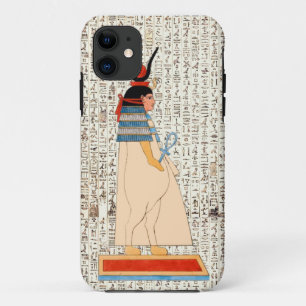Oud-Egyptische godin hiërogliefen ontwerp iPhone 11 Hoesje