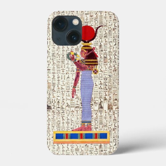 Oud-Egyptische godin hiërogliefen ontwerp Case-Mate iPhone Case (Achterkant)