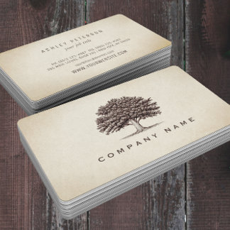  oud eiken boom Elegant Visitekaartje | |