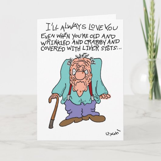 Oud en gerimpeld kaart (Voorkant)