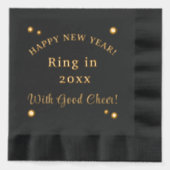 Oud en Nieuw Cheer Folie Servetten (Voorkant)