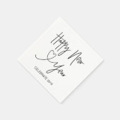 Oud en Nieuw Cocktail servetten (Hoek)