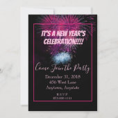 Oud en Nieuw-feest en festiviteiten Kaart (Voorkant)