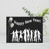 Oud en Nieuw Feest Kaart (Staand voorkant)