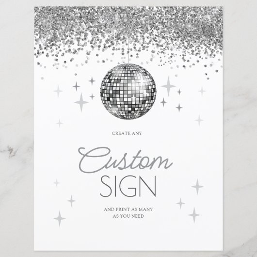 Oud en Nieuw Laatste Disco van het Jaar Custom Sig (Voorkant)