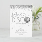 Oud en Nieuw Laatste Disco van het Jaar Kaart (Staand voorkant)