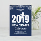 Oud-en-nieuwfeest 2019 kaart (Staand voorkant)