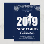 Oud-en-nieuwfeest 2019 kaart (Voorkant / Achterkant)