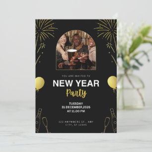 Oud en Nieuwfeest Uitnodiging