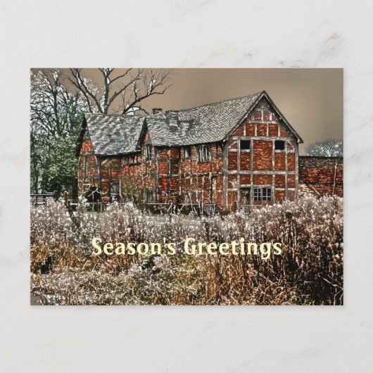 OUD ENGELAND HET UK FEESTDAGENKAART (Voorkant)